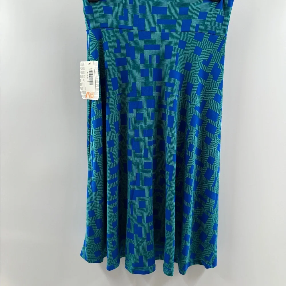 LuLaRoe Azure Skirt NWT – Women’s XS Blue Turquoise Geometric